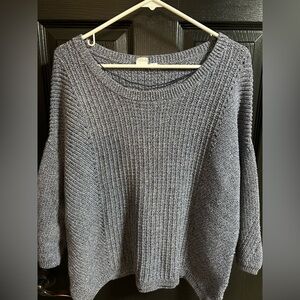 GAP Women's Charcoal Crew Neck Sweater